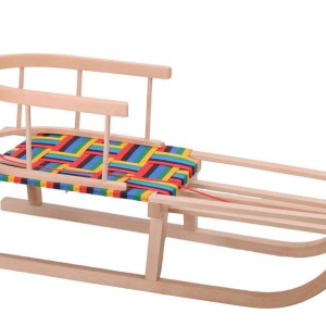 GRYGSAN Koka ragaviņas ar muguras balstu un auduma sēdekli  II,natural - Unisex - Image 1