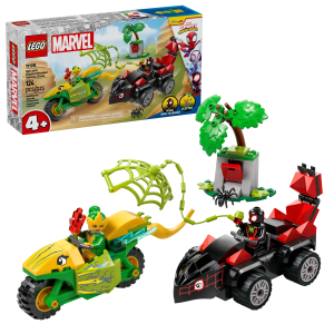 LEGO Spidey Spin un Electro dinozauru transportlīdzekļu pakaļdzīšanās11198 - Image 1