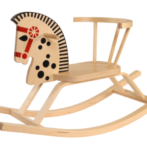 TROJA Koka šūpuļzirdziņš, Klasika - 1-3 gadi, Unisex, Brūna - Image 1