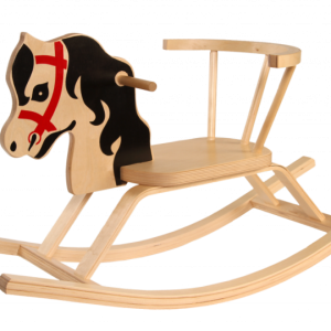 TROJA Koka šūpuļzirdziņš, Klasika - 1-3 gadi, Unisex, Brūna - Image 1