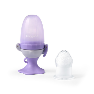 Baby Ono silikona pārtikas padevējs Flower, violets, 6+mēn. - Image 1