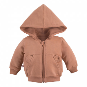 EEVI silta jaka ar kapuci CARS & BEARS, brūna - Image 1