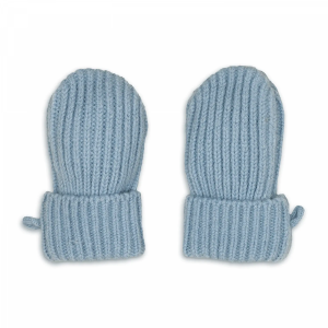 Lodger Mittens bērnu merino vilnas cimdiņi, Blue Fog, 0-12m., MTM110 - Image 1
