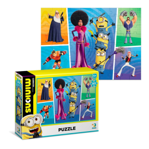 DoDo Izglītojoša puzle Minjoni", 80 gab., 5+ gadi" - Image 1