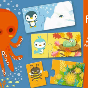 DJECO Divdaļīgā puzle – Paslēpes, DJ08156 - Image 1