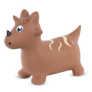 SUN BABY Gumijas lēkājamais dzīvnieks - Ponijs, J06.018.0.1, pelēks,60cm - 3+ gadi - Image 1