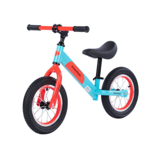 MOOVKEE līdzsvara divritenis MATTY, pumpējamas riepas, zils/oranžs - 12, 3-6 gadi - Image 1