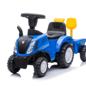 NEW HOLLAND Skrejmašīna / Traktors ar piekabi, dzeltens - 12+ mēneši - Image 1