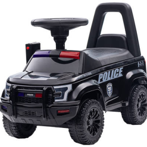 Skrejmašīna POLICIJAS auto QLS-993, Melna, -25 kg - Image 1