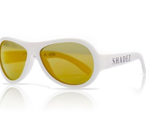 SHADEZ Classic White Teeny bērnu saulesbrilles, 7-15 gadi, SHZ12 - Image 1