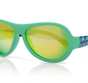 SHADEZ Designer Leaf Print Green Junior bērnu saulesbrilles, 3-7 gadi,SHZ44 - Image 1