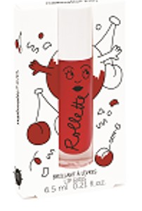 Nailmatic Kids Dabīgs un mitrinošs bērnu lūpu spīdums ar vitamīniem unaugļu garšu, Cherry, 6,5 ml, ROLLCERISE - Image 1