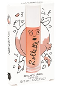 Nailmatic Kids Dabīgs un mitrinošs bērnu lūpu spīdums ar vitamīniem unaugļu garšu, Peach, 6,5 ml, ROLLPECHE - Image 1
