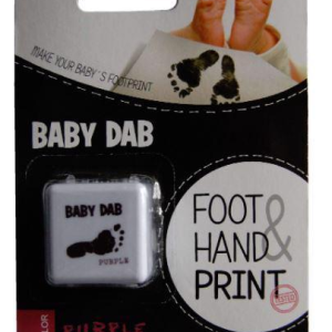 Baby Dab krāsa mazuļa pēdiņas/rociņas nospieduma izveidošanai,Purple - Image 1