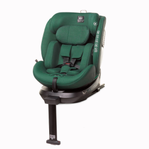 4 BABY Autokrēsls ENZO-FIX, 0+mēn. - 150 cm, Dark Green - Image 1