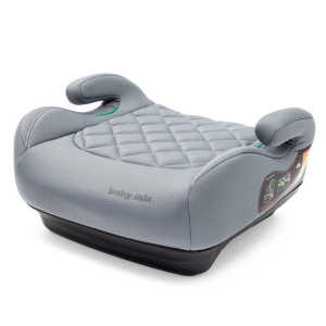 BABY MIX Auto paliktnis HERO 125-150cm, Black - Pelēka, Unisex - Image 1