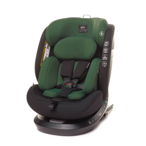 4 BABY Autokrēsls Roto-Fix 0-36kg, Black - Zaļa - Image 1