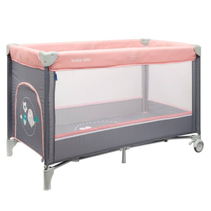 Baby Mix ceļojuma gulta SPARROW, Pink - Image 1