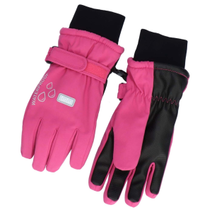 TUTU Mitrumizturīgi ziemas pirkstaini cimdi bērniem, rozā, 12-13 gadi - Image 1