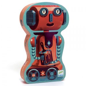 DJECO Silueta puzle - Robots Bobs (36 gab.), DJ07239 - Image 1