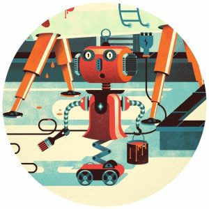 DJECO Silueta puzle - Robots Bobs (36 gab.), DJ07239 - Image 4